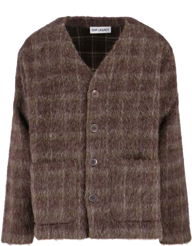 Check Cardigan