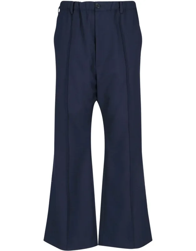 Virgin Wool Bootcut Pants