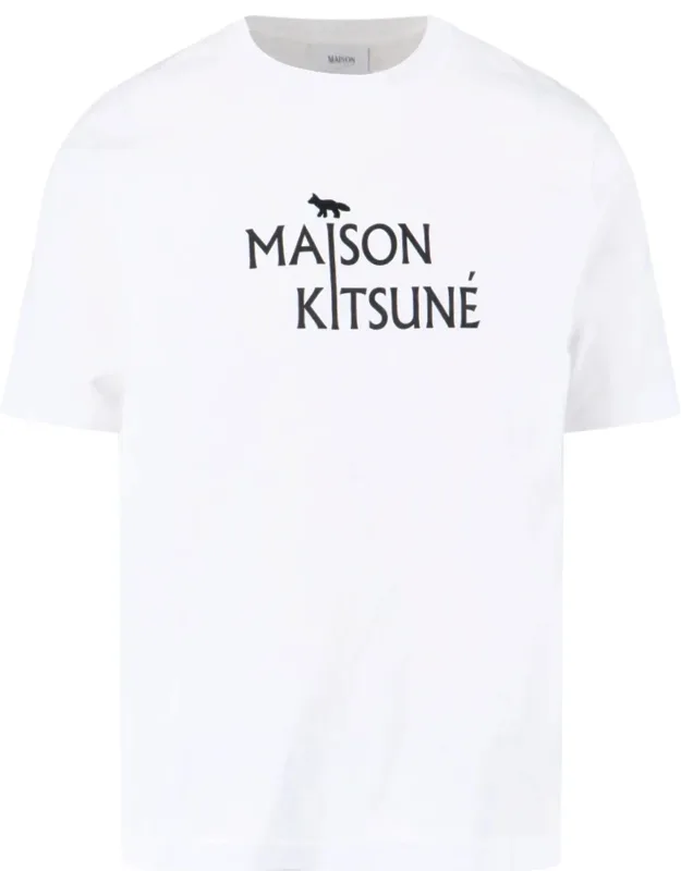 Logo T-shirt With Contrast Maxi Print