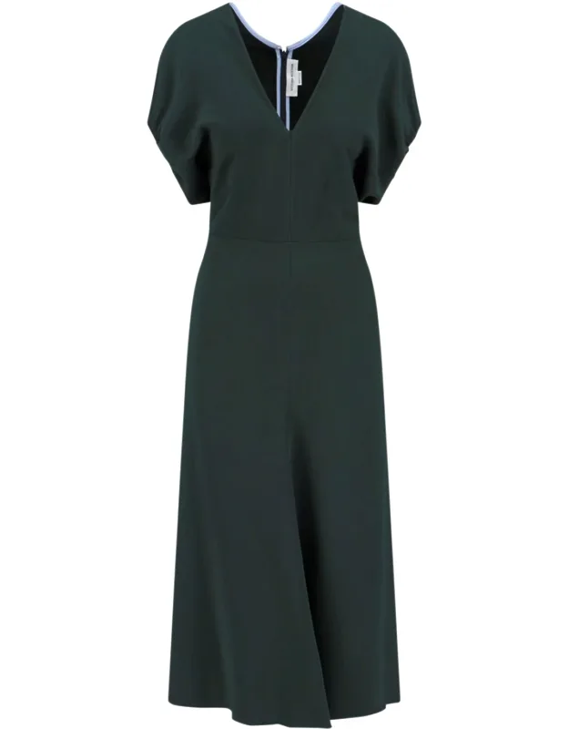 Flared Midi Dress