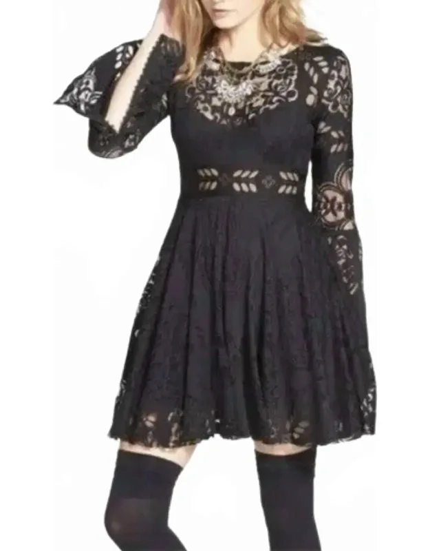 Lace Cutout Dress