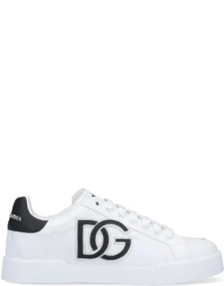 "portofino Sneakers With Round Toe And Lace-up Closure"