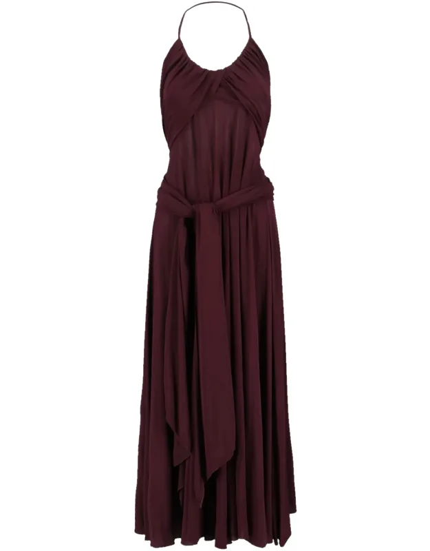 Draped Viscose Dress