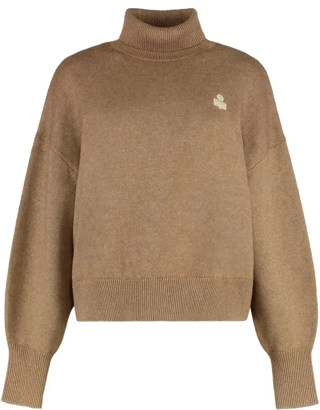 Nasha Wool Blend Turtleneck Sweater