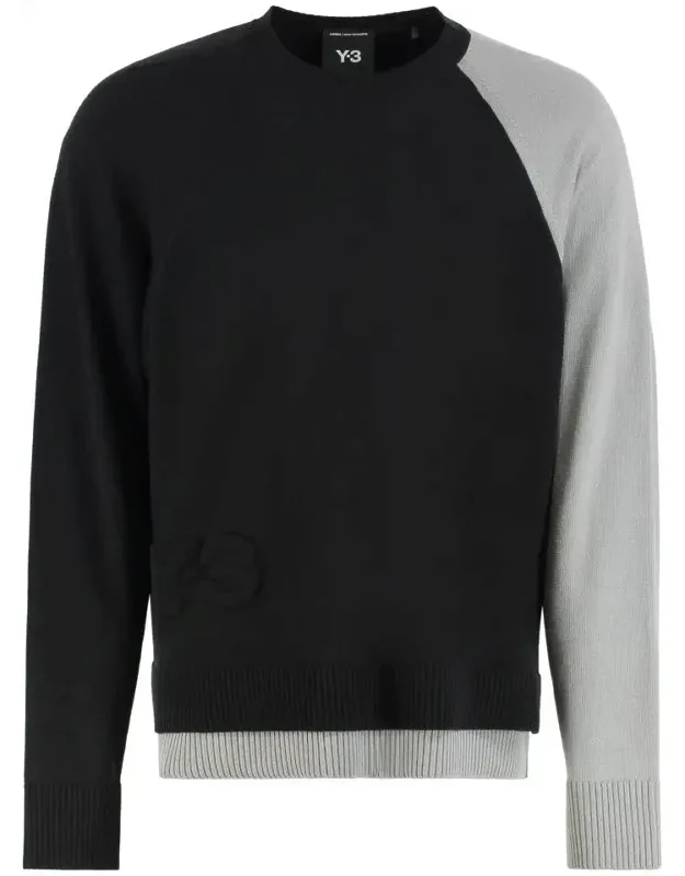 Viscose Blend Crew-neck Sweater