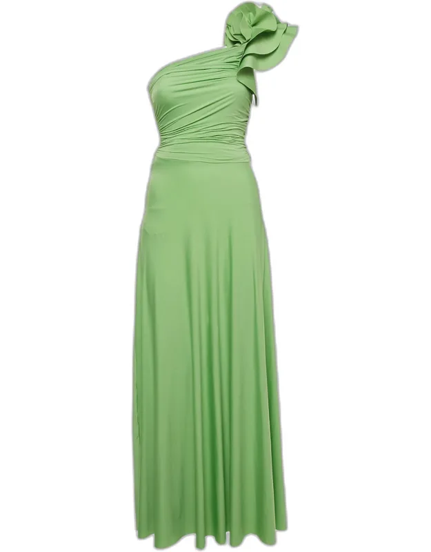 One Shoulder Maxi Dress