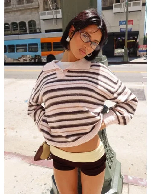 Collared Knit Sweater