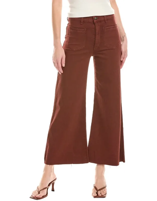 Flared Wide Leg Crop Jeans