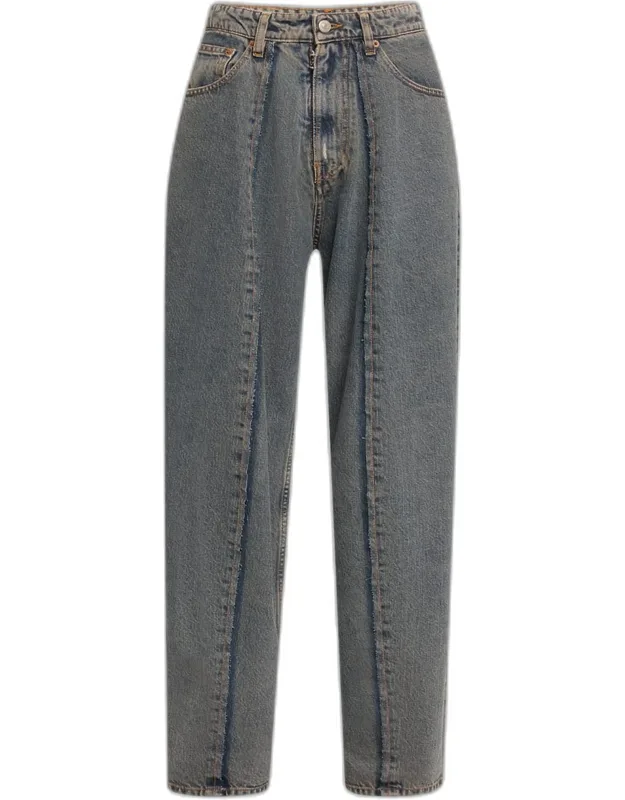 Seamed 5-pocket Jeans