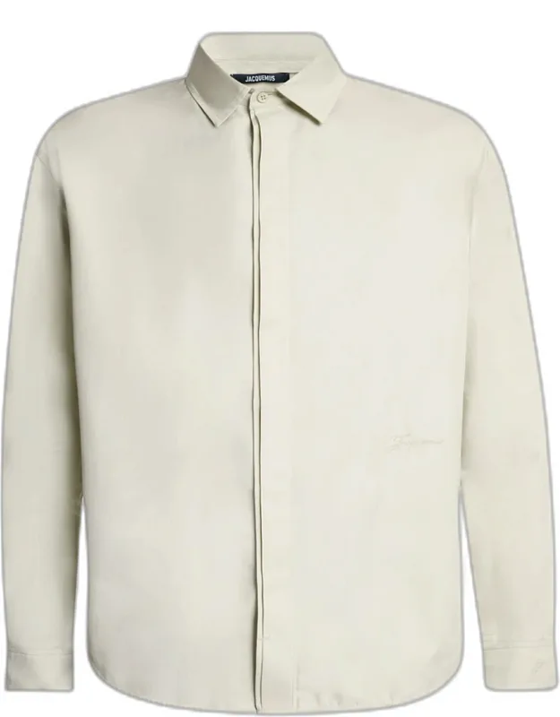 Simon Cotton Herringbone Sport Shirt