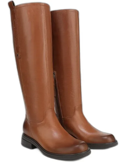 Naturalizer Ontime Knee High Boots, 1 3/8 Inch Block Heels, Full-length Inside Zipper Closure