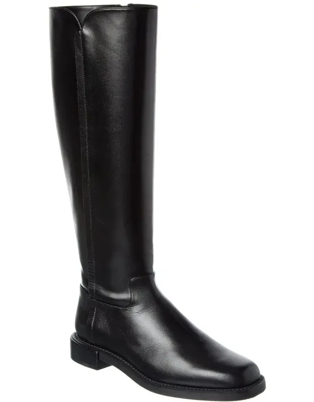 Leather Knee-high Riding Boots
