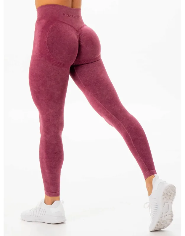 Stonewash Scrunch Seamless Leggings