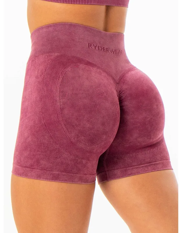 Stonewash Scrunch Seamless Shorts