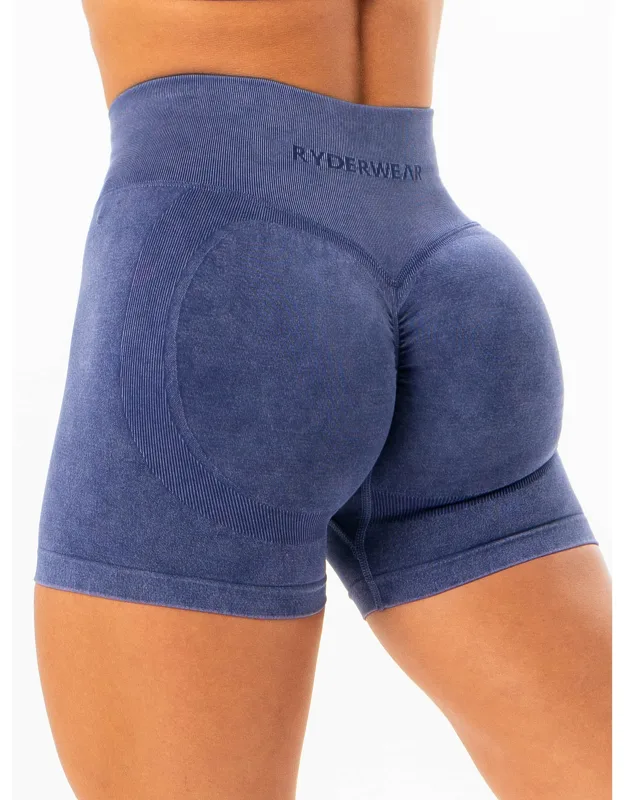 Stonewash Scrunch Seamless Shorts