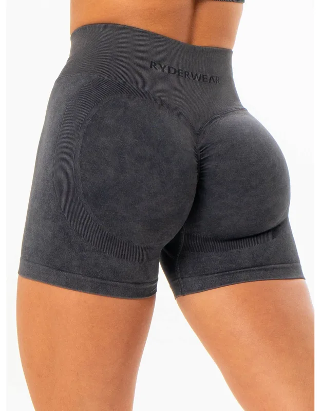 Stonewash Scrunch Seamless Shorts
