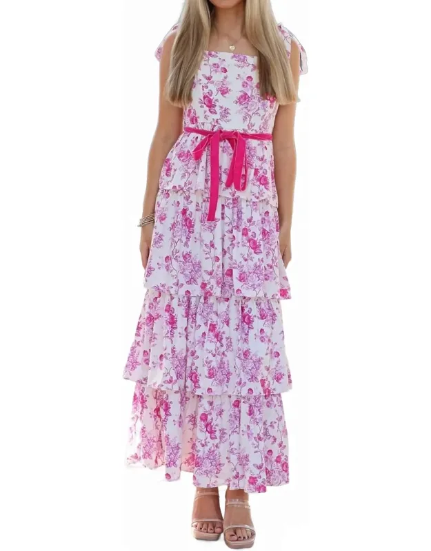 Rosette Midi Dress