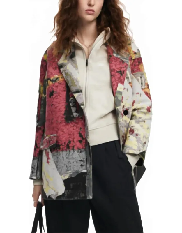 Art Painting Printed Coat