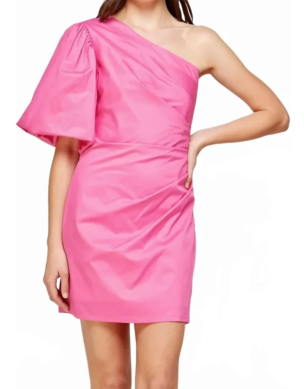 One Shoulder Mini Dress