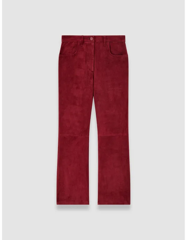 Suede Stretch Trousers