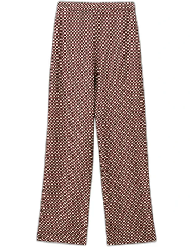 Sahel Printed Silk Blend Trousers