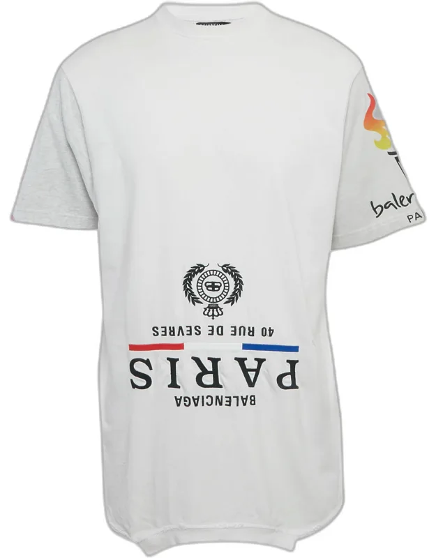 Distressed Jersey Upside Down T-shirt