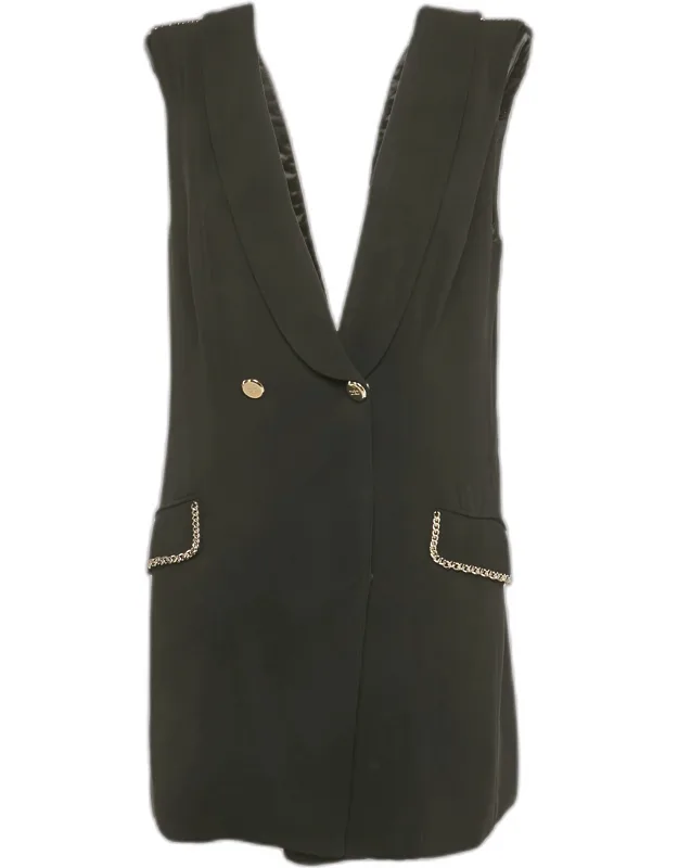 Crepe Double Breasted Mini Dress