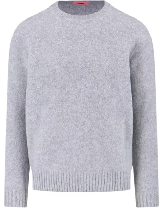 Sweater Crew Neck Ribbed Trims