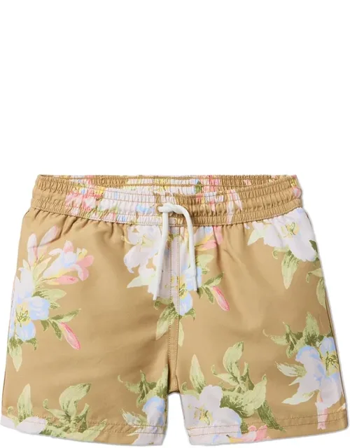 Recycled Floral Swim Trunk