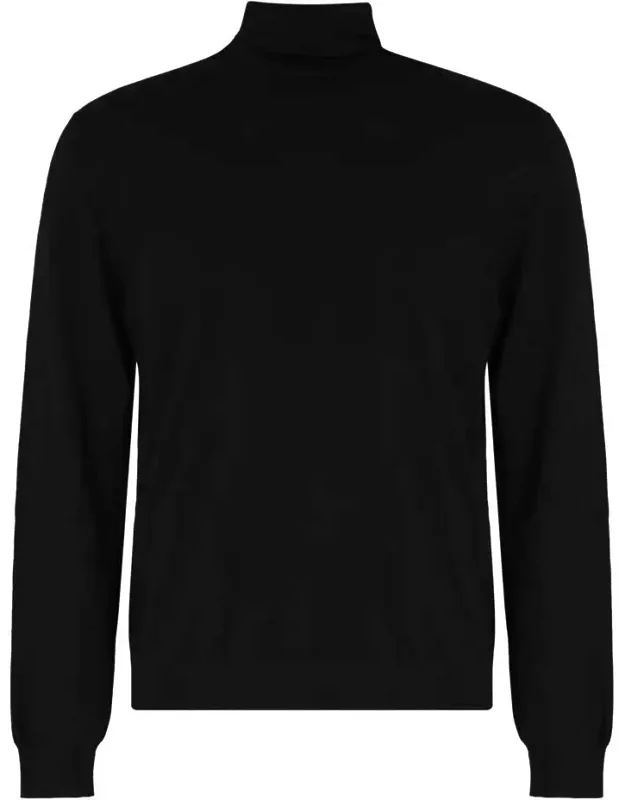 Virgin Wool Turtleneck Sweater