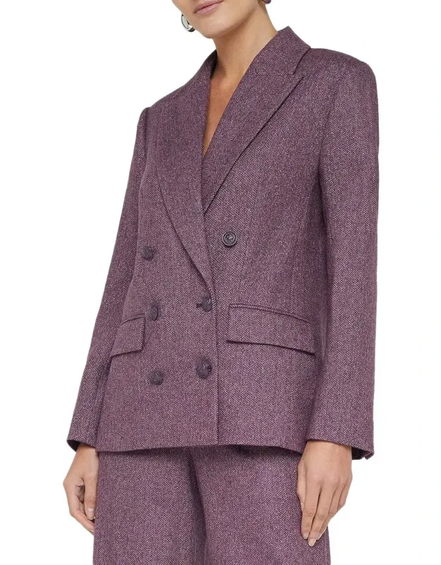 Colin Double Breasted Wool Blazer