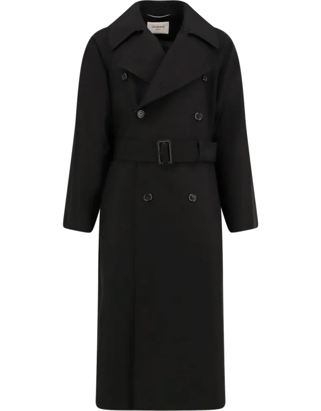 Certified Wool Coat With Belt