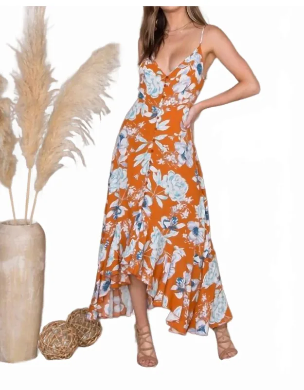 Floral Print Maxi Dress