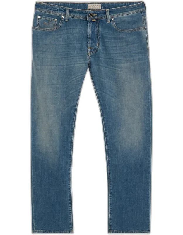 Medium-wash Denim Slim Fit Jeans