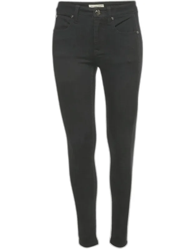 Denim Panel Detail Skin Fit Jeans