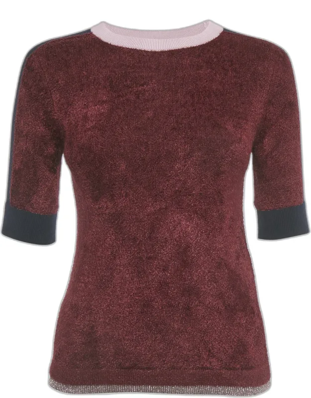Knit Contrast Detail Sweater
