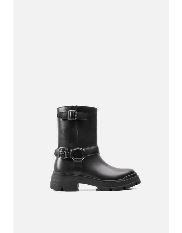 Leather Combat Boots