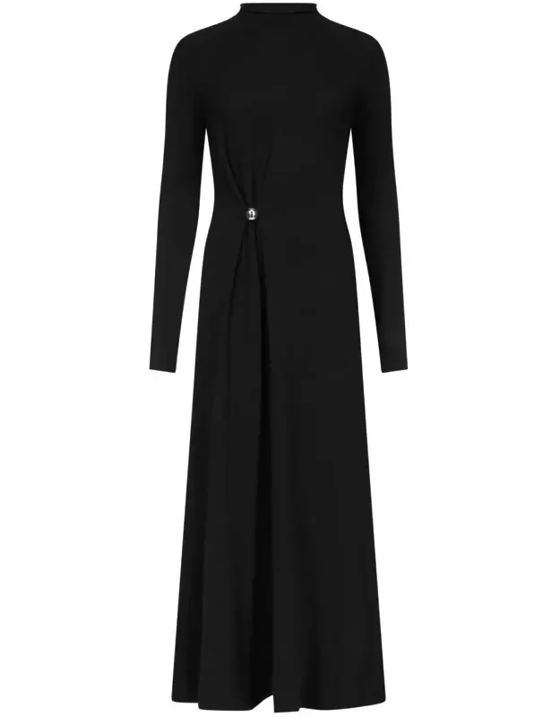 Draped Knit Dress