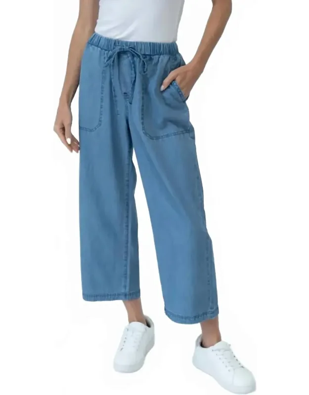 Pull On Wide Leg Pants