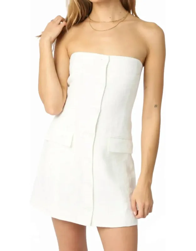 Serenity Button Down Mini Dress