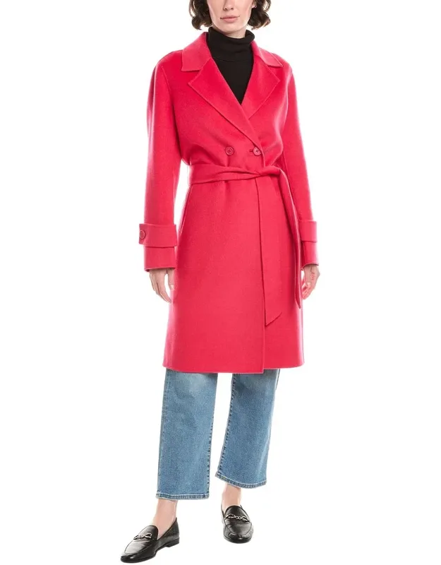 Belted Wool & Cashmere-blend Coat
