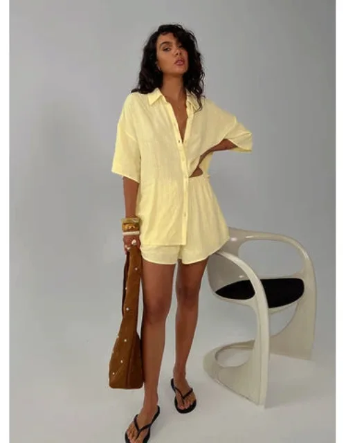 Drawstring Linen Shorts