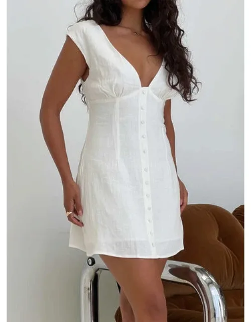Linen Mini Dress