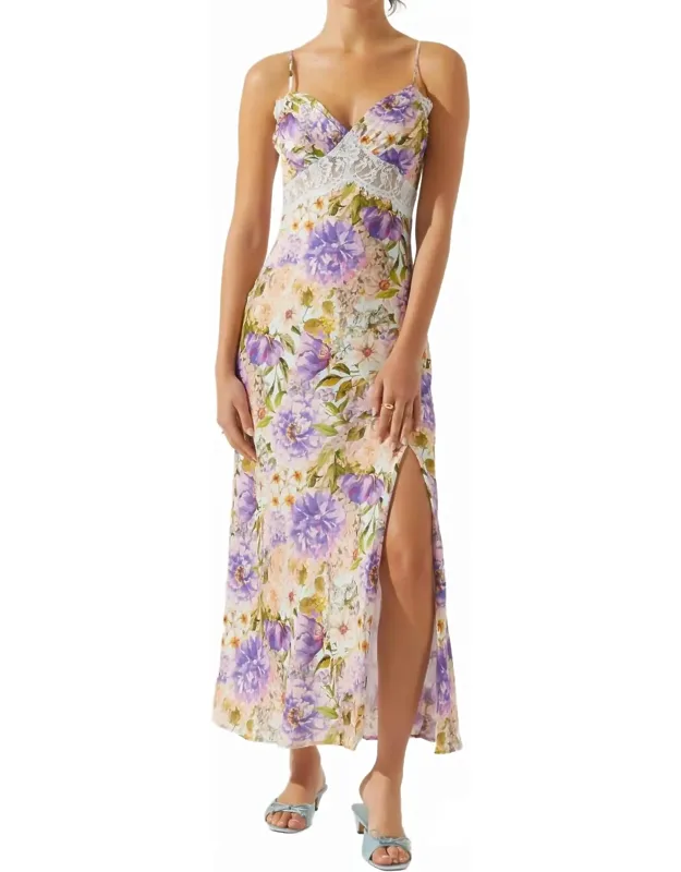 Floral Lace Maxi Dress