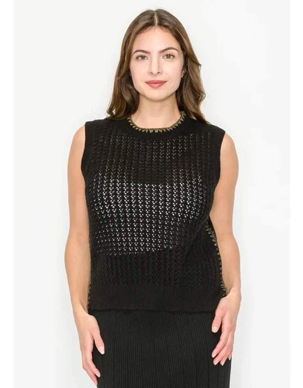 Sleeveless Sweater Vest