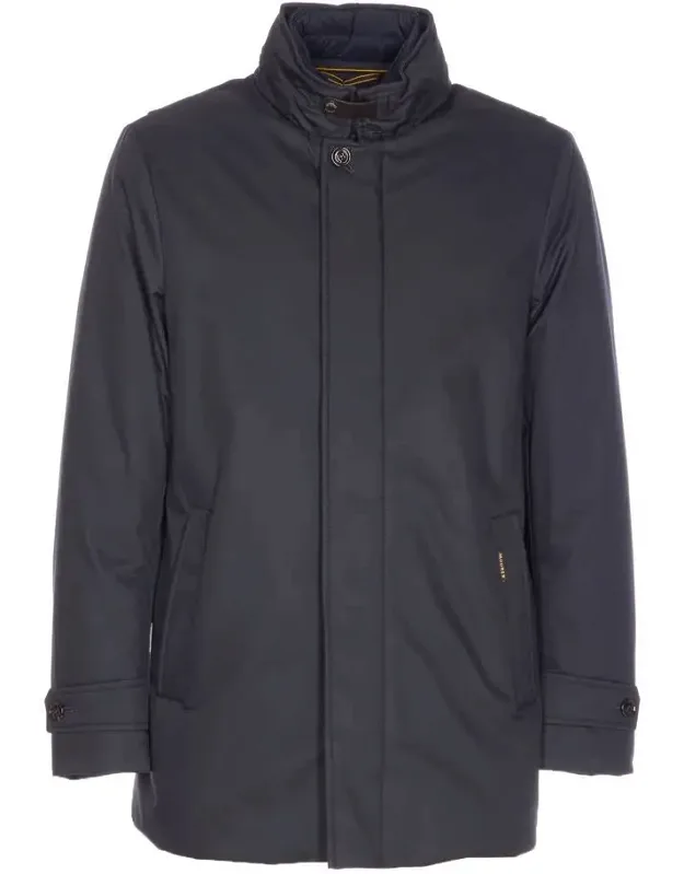 Reis Down Jacket With Frontal Zip And High Neck