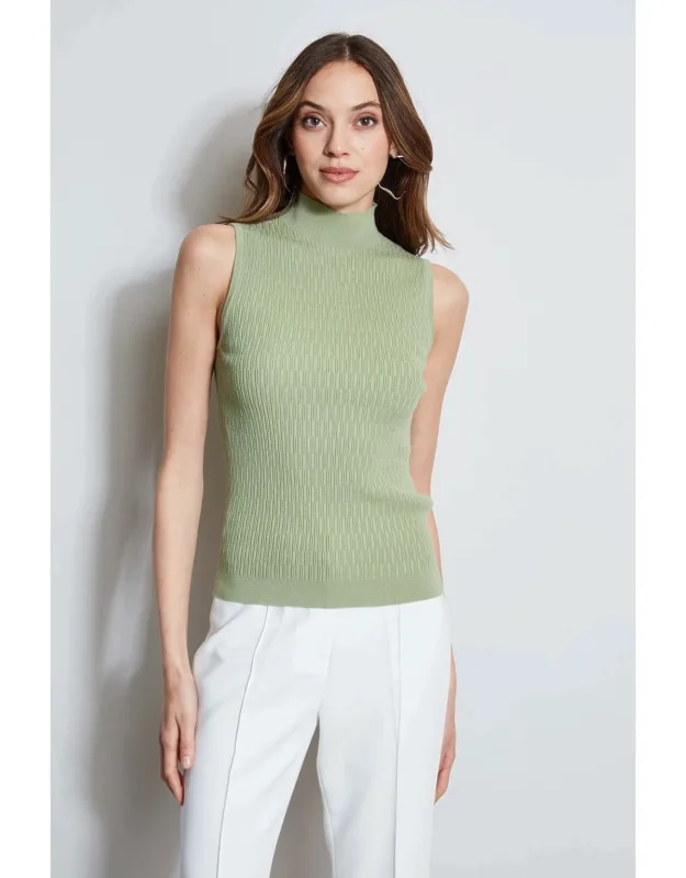 Sweater Sleeveless Mock Neck Fts12