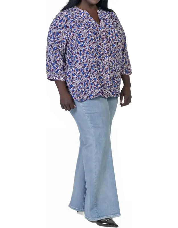 Pintuck Button Down Blouse