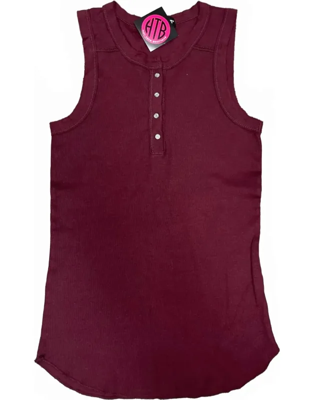 Henley Crew Tank