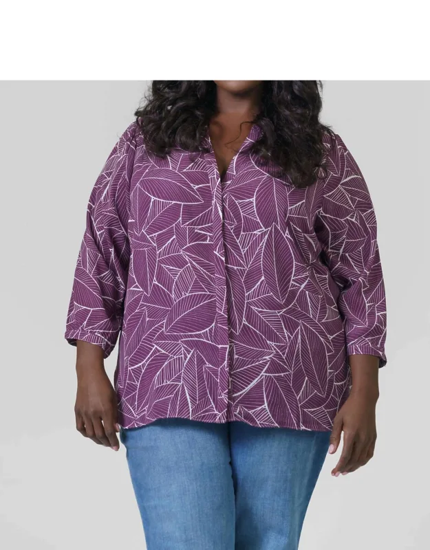 Pintuck Button Down Blouse